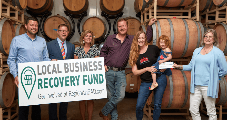 Creative Energy helped raise funds to support and stabilize local small businesses impacted by the COVID pandemic and safety regulations.