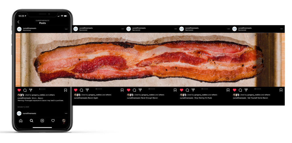 Cured Fine Meats Social Media Campaign by Creative Energy
