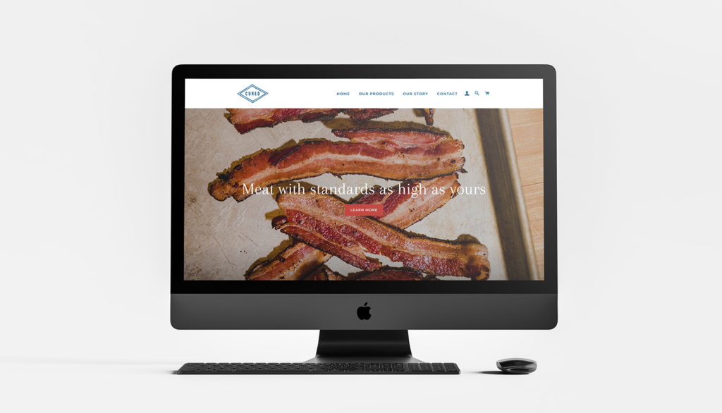 Cured Fine Meats New Website by Creative Energy