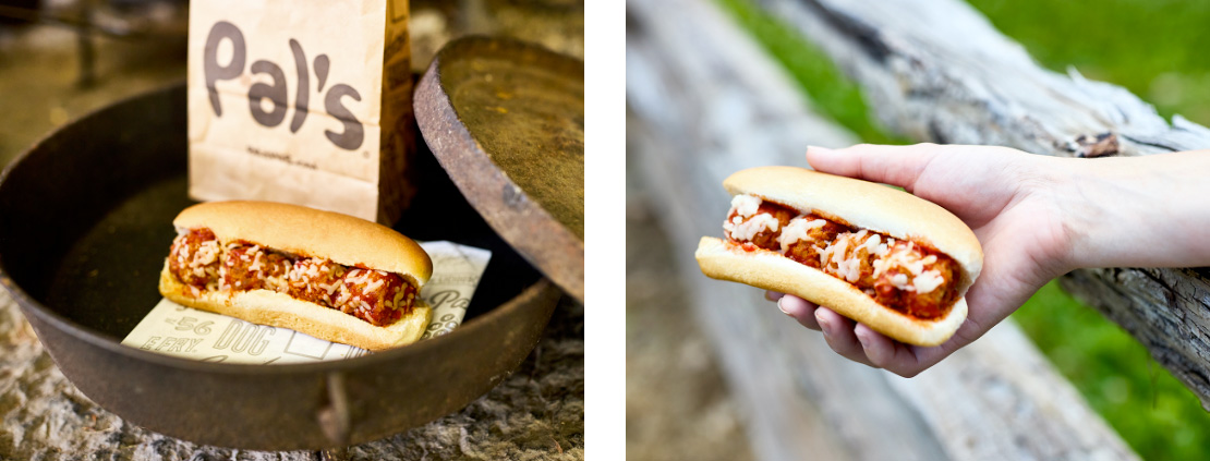Pal's Sudden Service - Lil Meatball Sandwich Product Shots