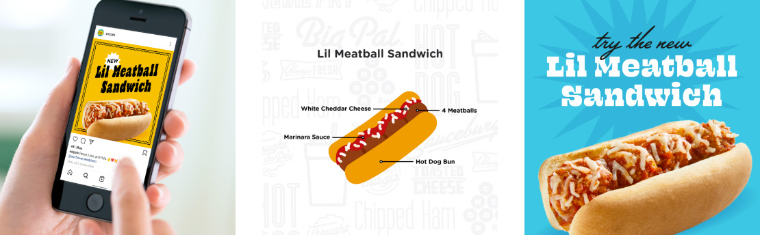 Pal's Sudden Service - Lil Meatball Sandwich Social Media Posts