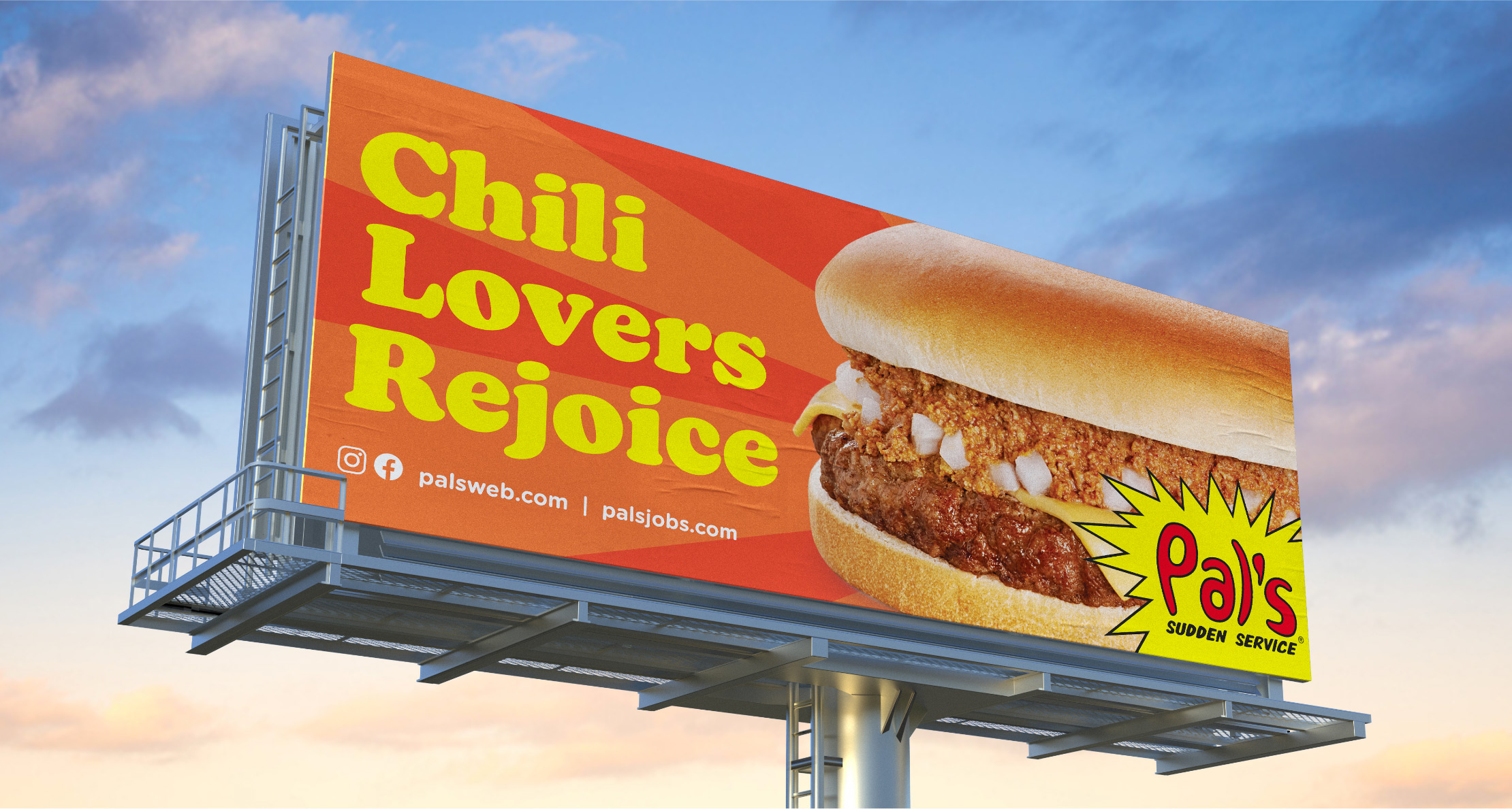 Creative Energy - Pal's Sudden Service - Chili Burger Billboard
