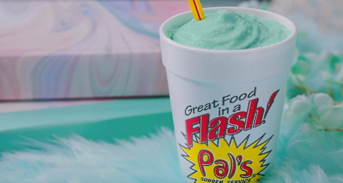 Creative Energy - Pal's Sudden Service - New Cotton Candy Shake - close up of shake