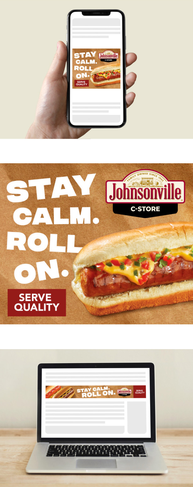 Creative Energy - Johnsonville Campaign Work - Web Banner Ads