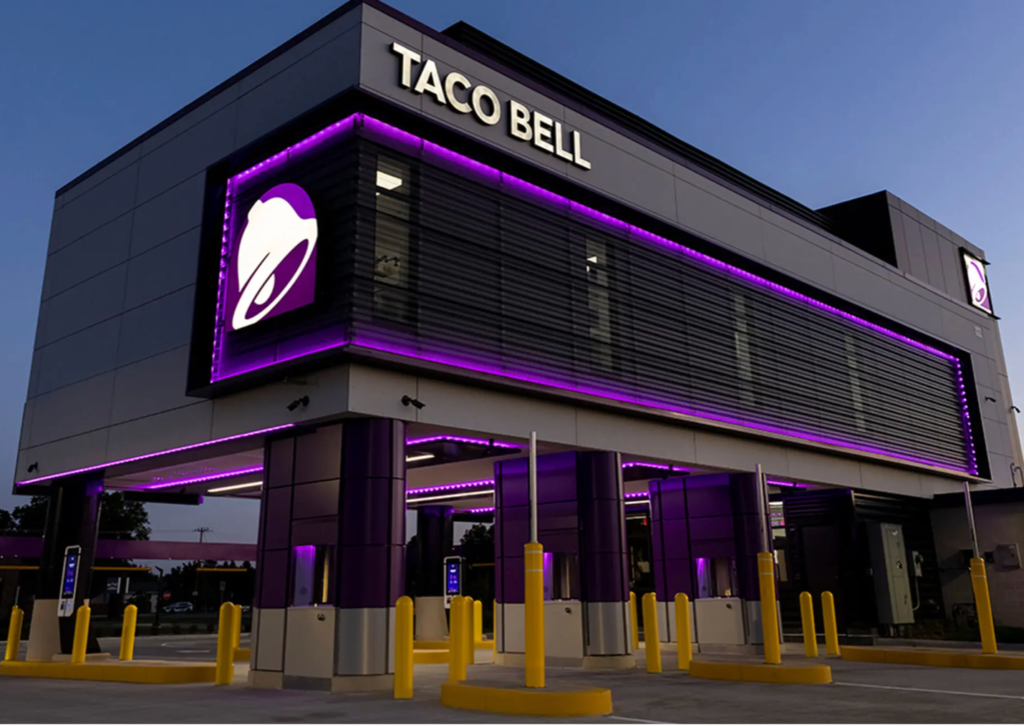 Image of new Taco Bell drive-thru only concept.
