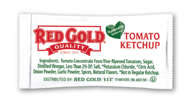 Red Gold ketchup packet image 1