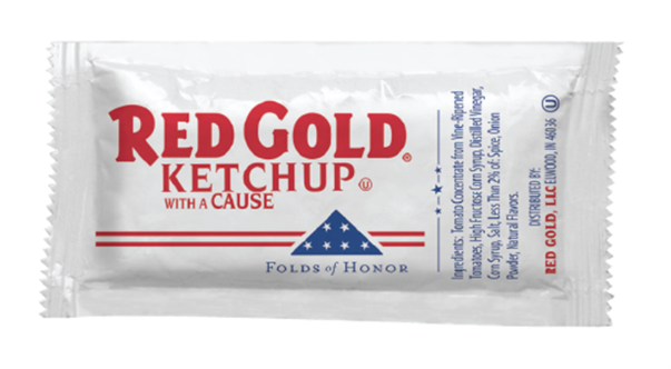 Red Gold ketchup packet image 2