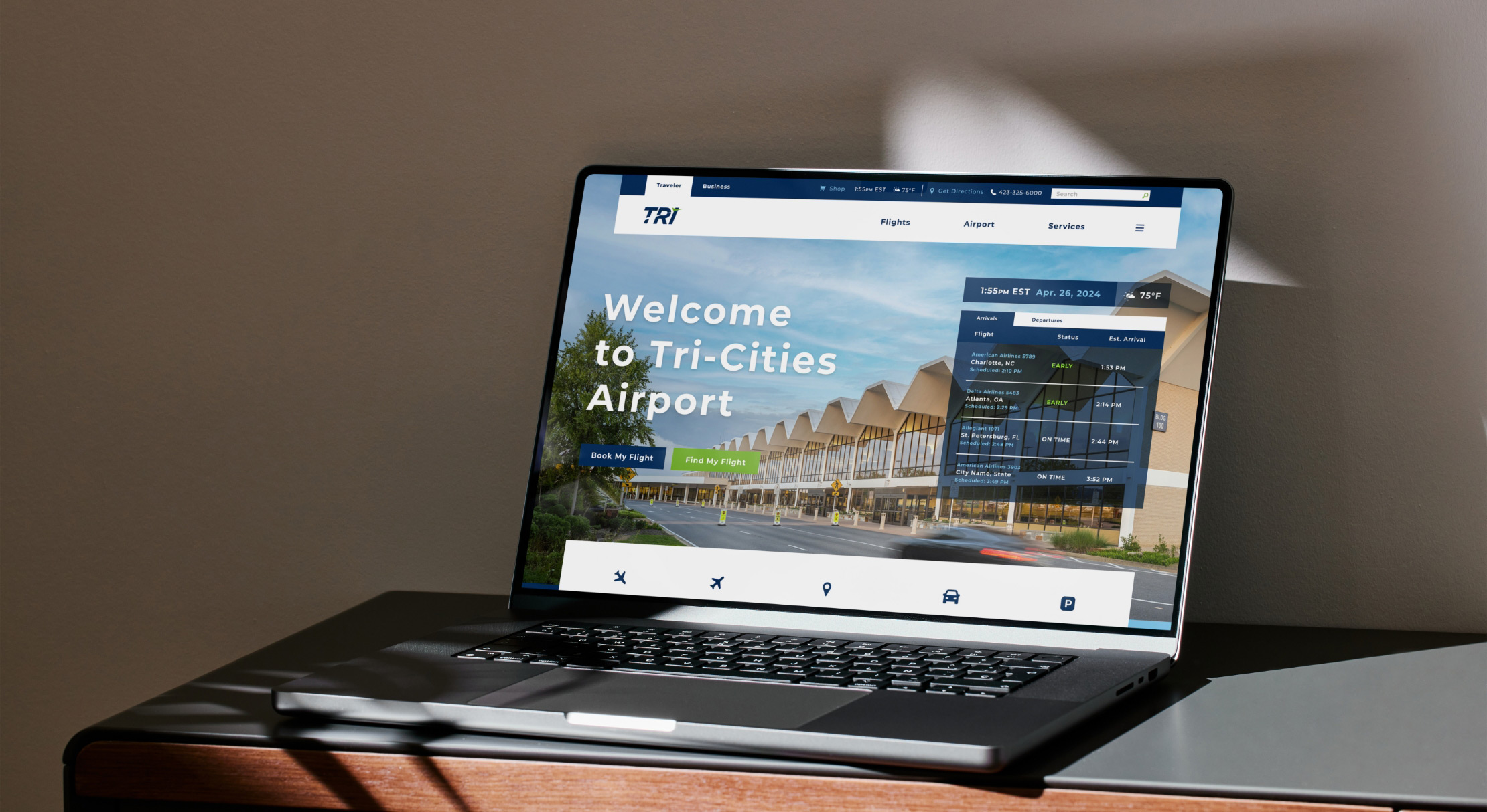 Creative Energy - Tri-Cities Airport Website