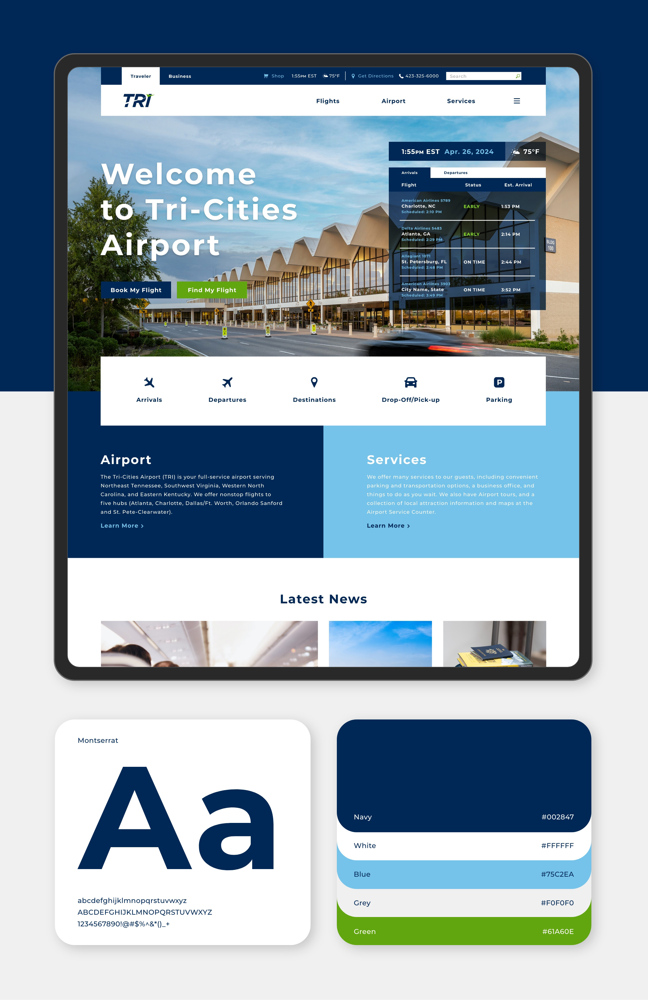 Creative Energy - Tri-Cities Airport Website