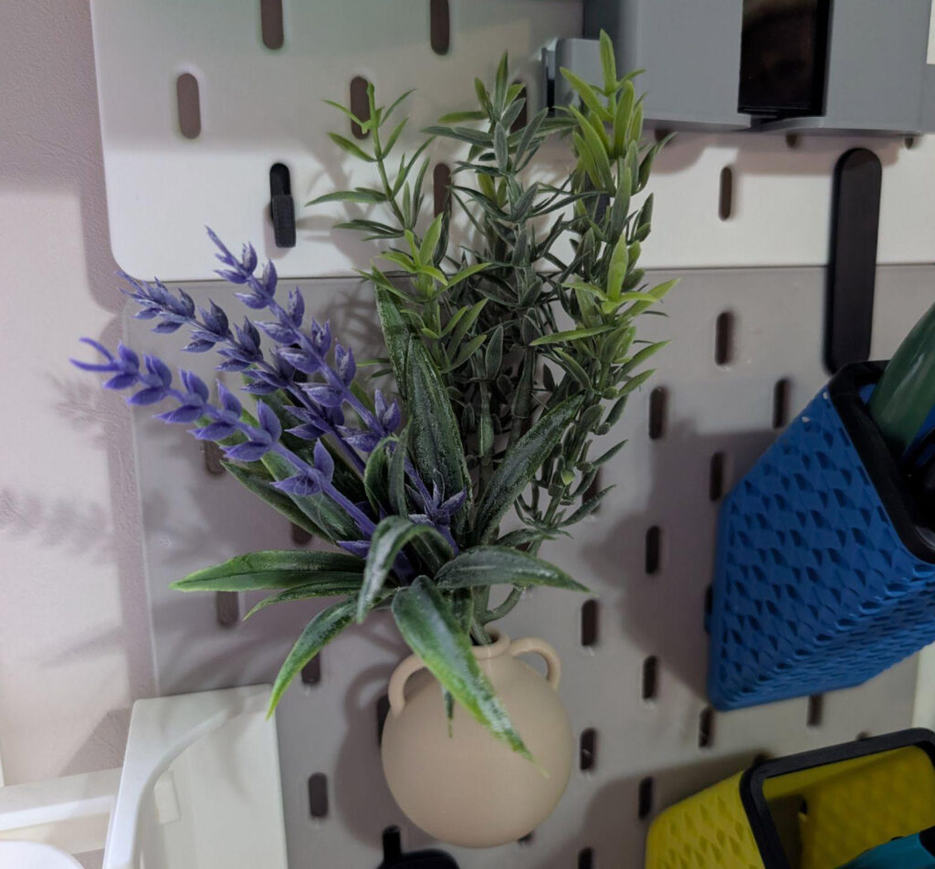 a plastic plant
