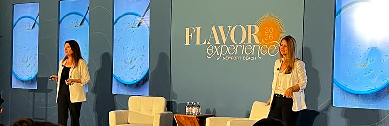 two women presenting at the 2026 flavor experience in Newport Beach california